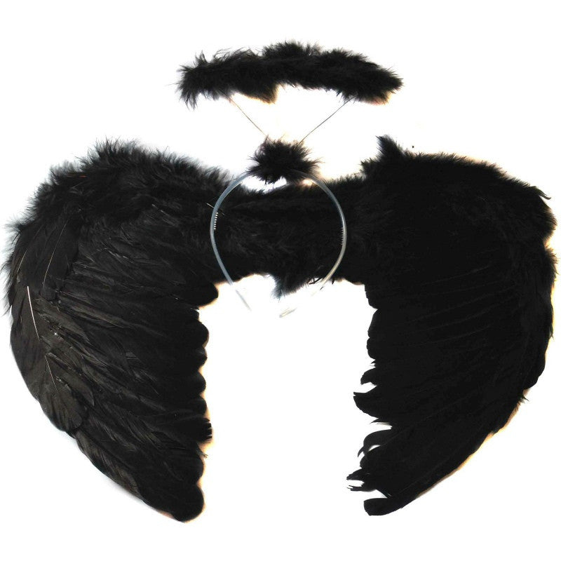Kids Adult Fairy Feather Wings Wand Halo Halloween Party Costume Fancy Set - CelebritystyleFashion.com.au online clothing shop australia