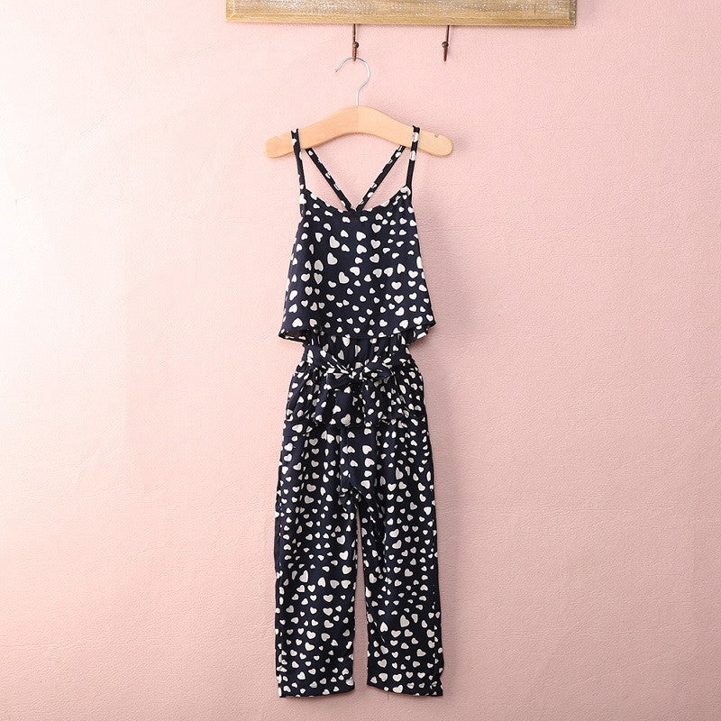 Girl Romper Summer Kids Baby Girls Clothes Sleeveless Dress Jumpsuit Trousers Outfits - CelebritystyleFashion.com.au online clothing shop australia
