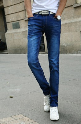 Fashion Men's Casual Stretch Skinny Jeans Trousers Tight Pants Solid Colors - CelebritystyleFashion.com.au online clothing shop australia