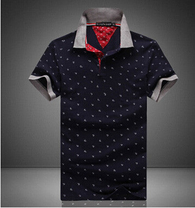 New Brands Mens Printed POLO Shirts Brands 100% Cotton Short Sleeve Camisas Polo Stand Collar Male Polo Shirt M-3XL.EDA234 - CelebritystyleFashion.com.au online clothing shop australia