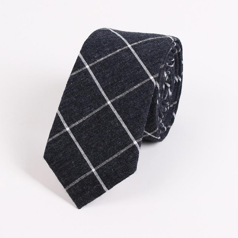 Men's Suit Tie Classic Men's Plaid Necktie Formal Wear Business Bowknots Ties Male Cotton Skinny Slim Ties Cravat - CelebritystyleFashion.com.au online clothing shop australia