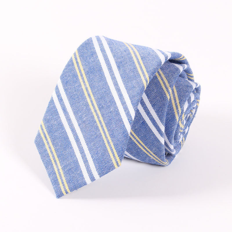 Men's Suit Tie Classic Men's Plaid Necktie Formal Wear Business Bowknots Ties Male Cotton Skinny Slim Ties Cravat - CelebritystyleFashion.com.au online clothing shop australia