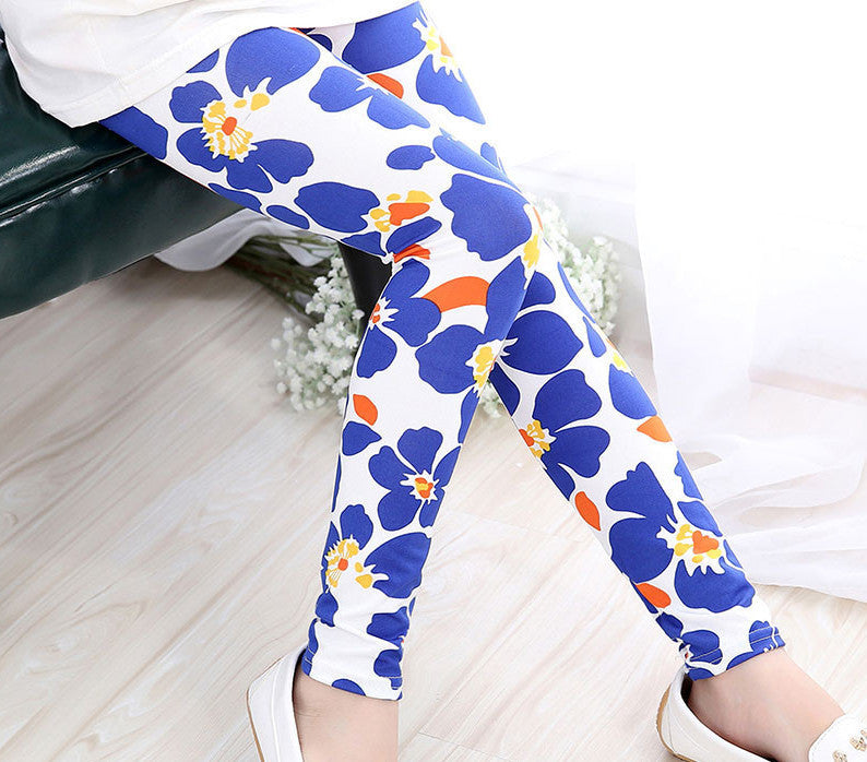 girl pants printing Flower girls leggings Toddler Classic Leggings 2-14Ybaby girls leggings kids leggings - CelebritystyleFashion.com.au online clothing shop australia