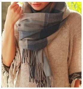 Fashion Wool Winter Scarf Women Spain Desigual Scarf Plaid Thick Brand Shawls and Scarves for Women - CelebritystyleFashion.com.au online clothing shop australia