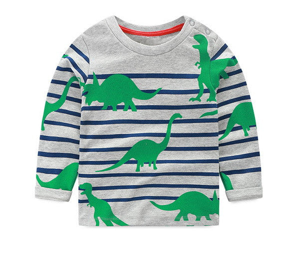 VIDMID 1-6Y Boys T-shirt Kids Tees Baby Boy shirts cardigan blouse jacket Children sweater Long Sleeve 100% Cotton lion cars - CelebritystyleFashion.com.au online clothing shop australia