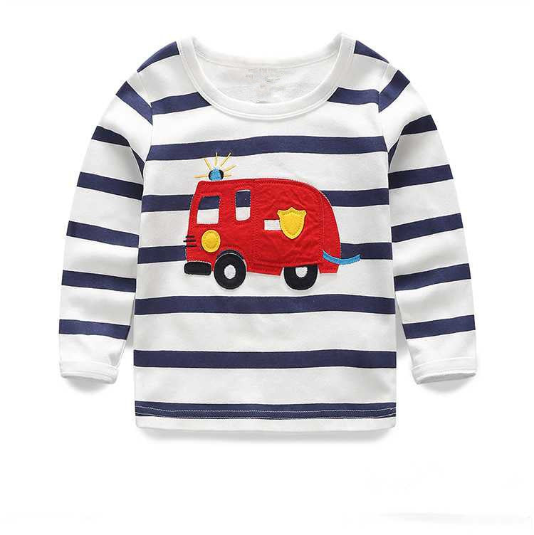 VIDMID 1-6Y Boys T-shirt Kids Tees Baby Boy shirts cardigan blouse jacket Children sweater Long Sleeve 100% Cotton lion cars - CelebritystyleFashion.com.au online clothing shop australia