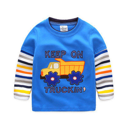 VIDMID 1-6Y Boys T-shirt Kids Tees Baby Boy shirts cardigan blouse jacket Children sweater Long Sleeve 100% Cotton lion cars - CelebritystyleFashion.com.au online clothing shop australia