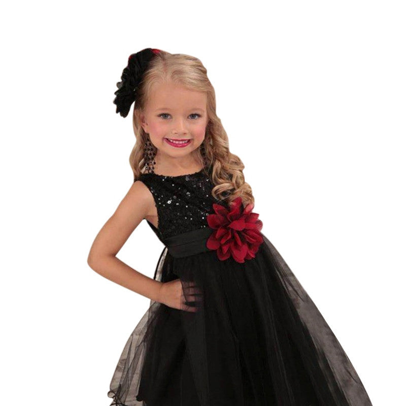 3-15Y Girls Dresses Children Ball Gown Princess Wedding Party Dress Girls Summer Party Clothes High Quality - CelebritystyleFashion.com.au online clothing shop australia