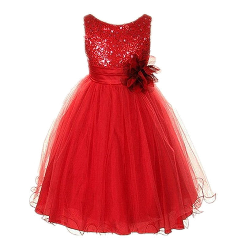 3-15Y Girls Dresses Children Ball Gown Princess Wedding Party Dress Girls Summer Party Clothes High Quality - CelebritystyleFashion.com.au online clothing shop australia