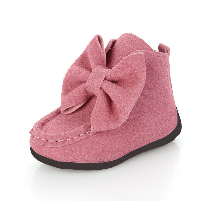 fashion children boots big butterfly knot leather sneakers girls dancing boots kids princess shoes - CelebritystyleFashion.com.au online clothing shop australia