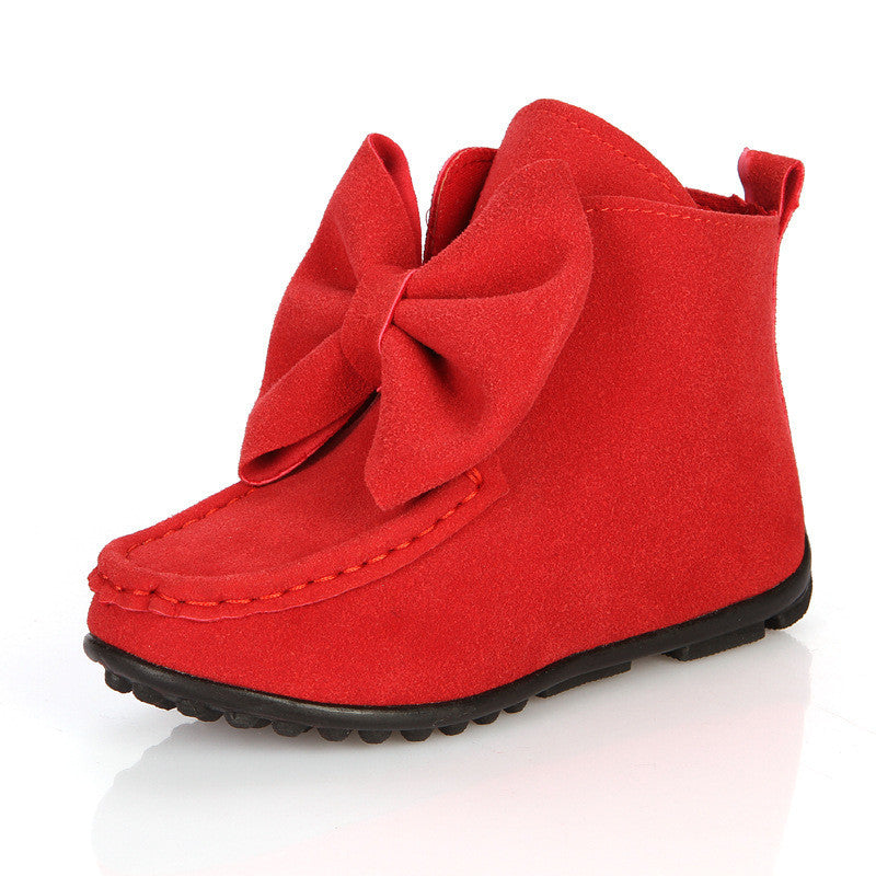 fashion children boots big butterfly knot leather sneakers girls dancing boots kids princess shoes - CelebritystyleFashion.com.au online clothing shop australia
