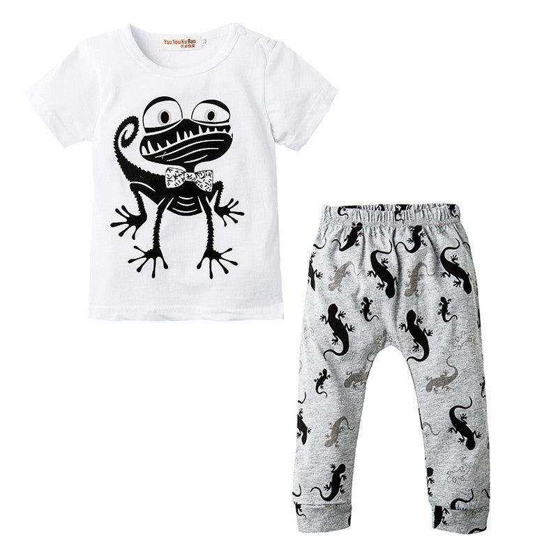 Baby&Kids Fox Cotton Clothing Sets Newborn Toddler Baby Girl Boy 2 Pcs Outfits Set Costume Summer Clothes BodySuit T-shirt Pants - CelebritystyleFashion.com.au online clothing shop australia