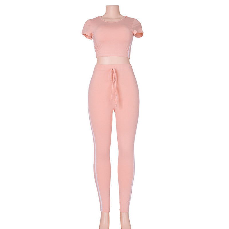 Summer Casual Jumpsuit Romper 2 piece set Outfits Round Neck Hooded Bodycon Short Sleeve Sexy Jumpsuits Playsuit Wear - CelebritystyleFashion.com.au online clothing shop australia