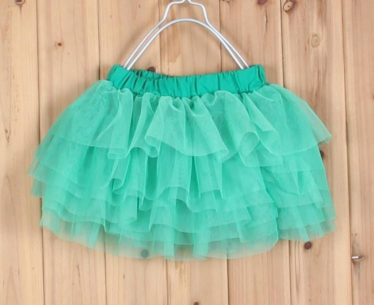 2 10Y Fashion Children Girl Tutu Skirts Baby Ballerina Skirt Kids Chif