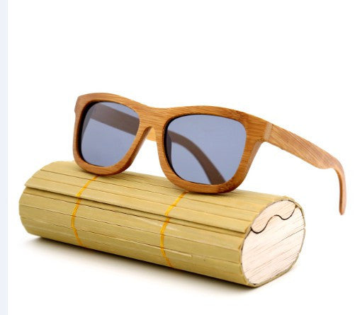 New fashion Products Men Women Glass Bamboo Sunglasses au Retro Vintage Wood Lens Wooden Frame Handmade - CelebritystyleFashion.com.au online clothing shop australia