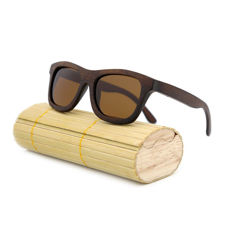 New fashion Products Men Women Glass Bamboo Sunglasses au Retro Vintage Wood Lens Wooden Frame Handmade - CelebritystyleFashion.com.au online clothing shop australia