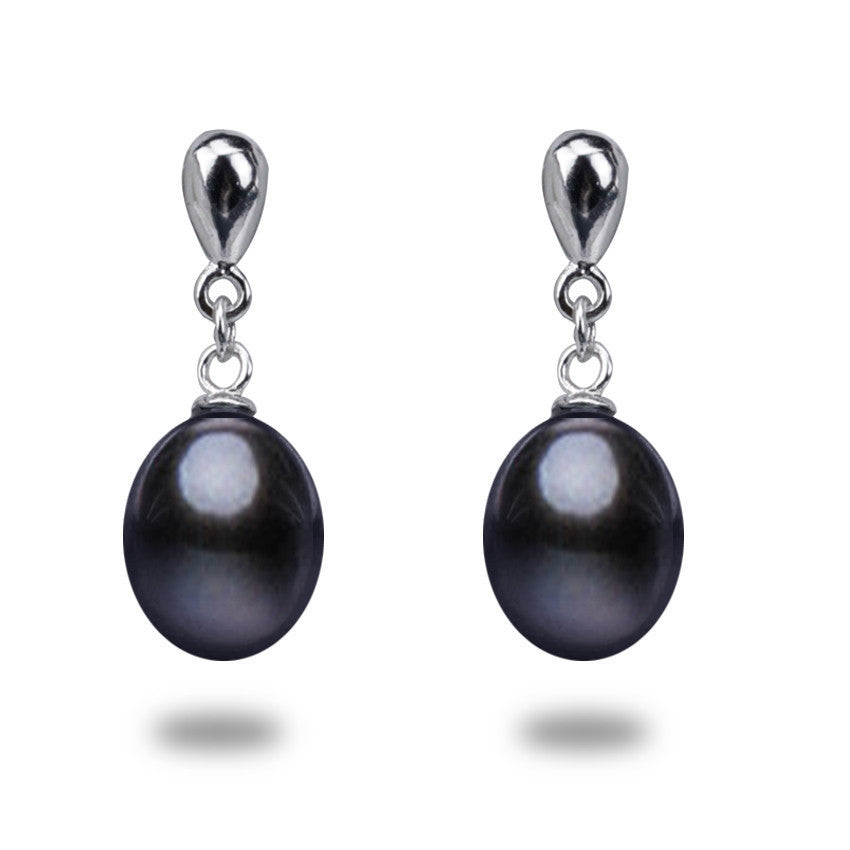 100% genuine freshwater pearl earrings 100% 925 sterling silver earrings for women earring fashion earrings with gift - CelebritystyleFashion.com.au online clothing shop australia