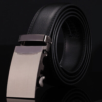 Belt men automatic buckle brand designer leather belts for business men which high quality and luxury for man - CelebritystyleFashion.com.au online clothing shop australia