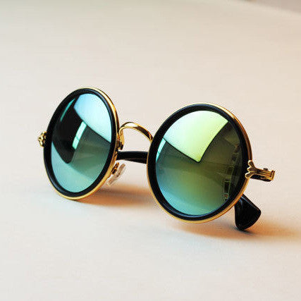 Fashion glasses Women men Fashion retro roundness colours Sunglasses summer 7 colors glasses - CelebritystyleFashion.com.au online clothing shop australia