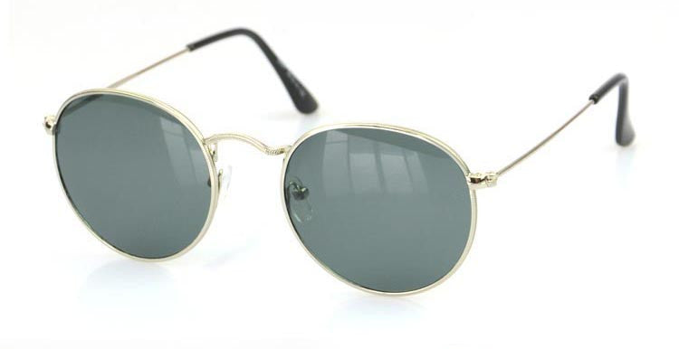 Women Retro Round Alloy Frame Sunglasses Brand Designer Women Round Sunglasses Polarizes - CelebritystyleFashion.com.au online clothing shop australia