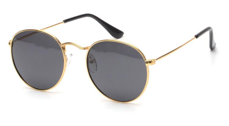 Women Retro Round Alloy Frame Sunglasses Brand Designer Women Round Sunglasses Polarizes - CelebritystyleFashion.com.au online clothing shop australia