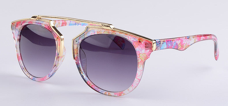 High quality women brand designer sunglasses round mirrored shades cat eye glasses ss206 - CelebritystyleFashion.com.au online clothing shop australia