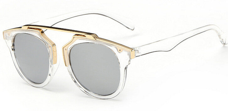 High quality women brand designer sunglasses round mirrored shades cat eye glasses ss206 - CelebritystyleFashion.com.au online clothing shop australia