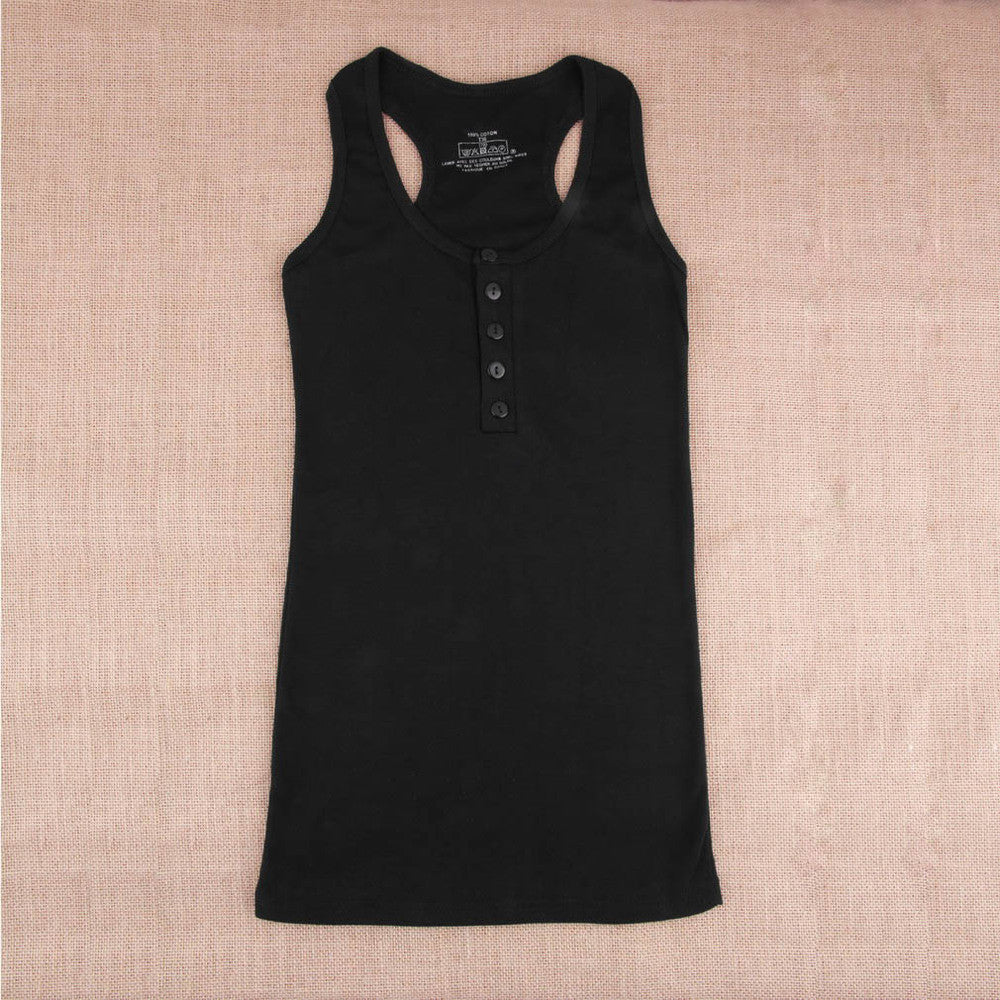 1Pc Ladies Multicolor Long Sleeveless Bodycon Temperament Cotton Long T-shirt Tank Top Women Vest Tops regatas feminino - CelebritystyleFashion.com.au online clothing shop australia