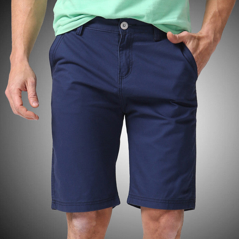 Men Shorts Straight Knee Length Zipper Shorts Plus Size Brand Fashion Casual Bermuda Masculina White Black Green Red Y1030 - CelebritystyleFashion.com.au online clothing shop australia