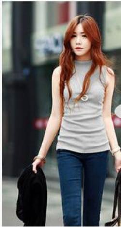 women autumn winter sleeveless solid color Tops & Tees cotton Tanks tops & Camis women lady Vest 10 colors - CelebritystyleFashion.com.au online clothing shop australia