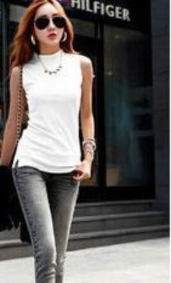 women autumn winter sleeveless solid color Tops & Tees cotton Tanks tops & Camis women lady Vest 10 colors - CelebritystyleFashion.com.au online clothing shop australia