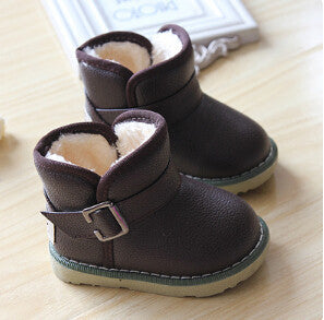 Winter Children Snow Boots Plush Boy Girls Shoes Waterproof Kids Boots Insoles 13-18CM - CelebritystyleFashion.com.au online clothing shop australia