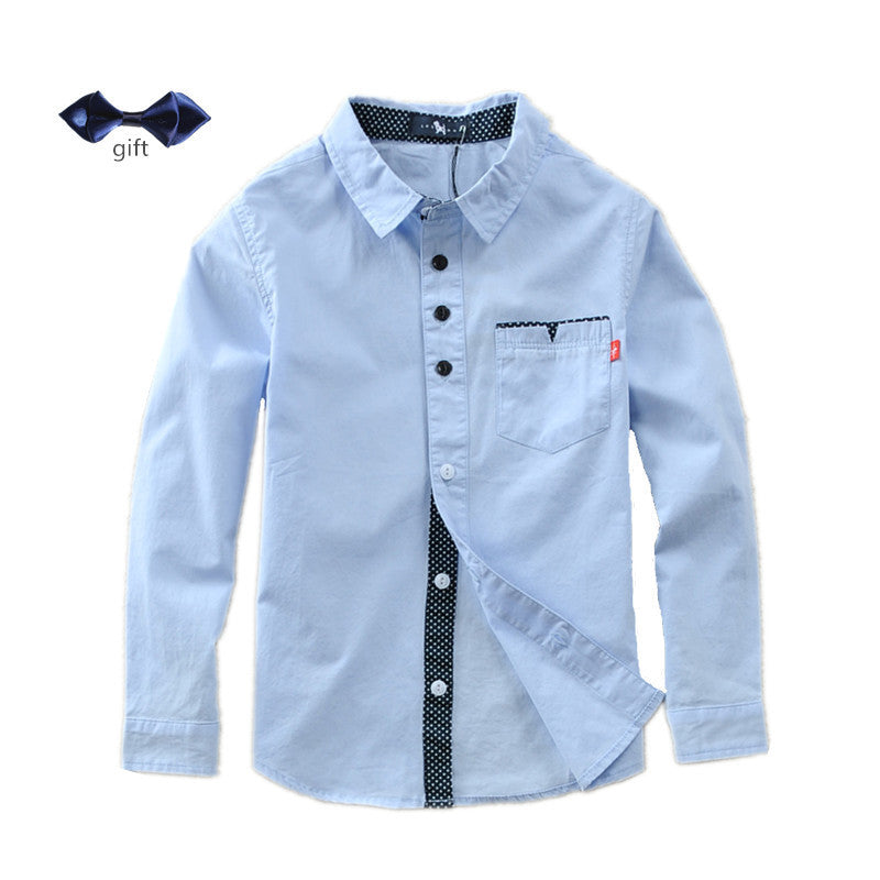 New Arrival Children boys Shirts Cotton 100% Solid Kids Shirts - CelebritystyleFashion.com.au online clothing shop australia