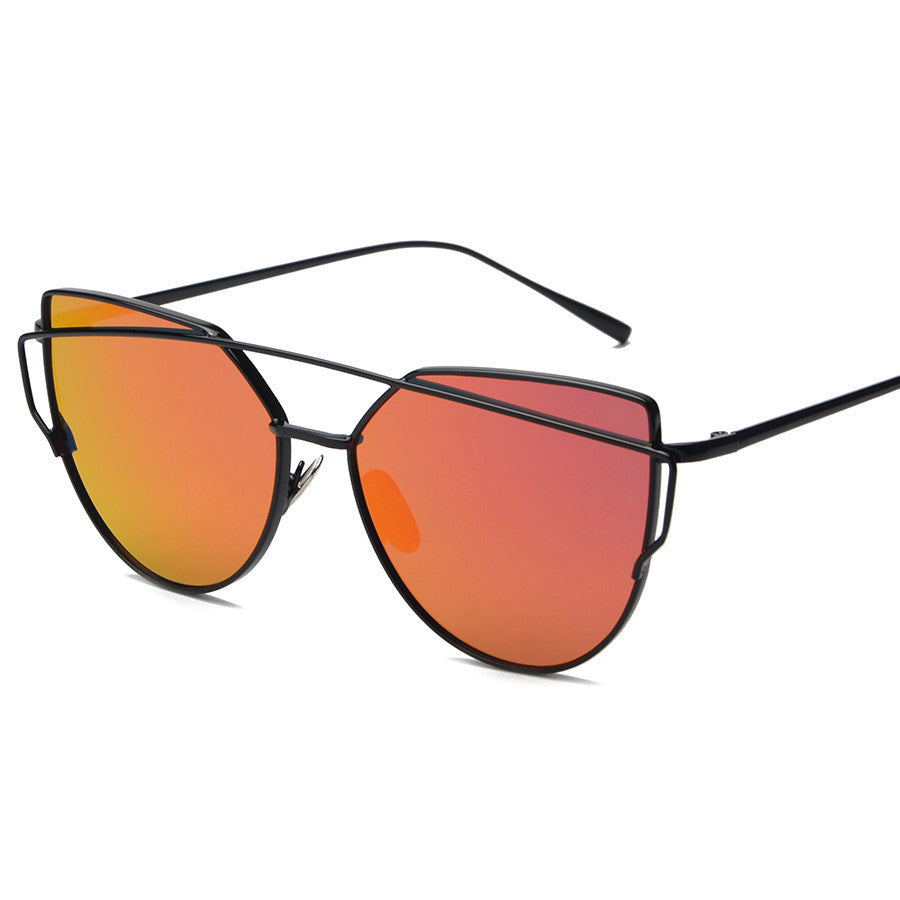 BOUTIQUE New Women 6 Colour Luxury Cat Eye Sunglasses Women Sunglasses Double-Deck Alloy Frame UV400 - CelebritystyleFashion.com.au online clothing shop australia