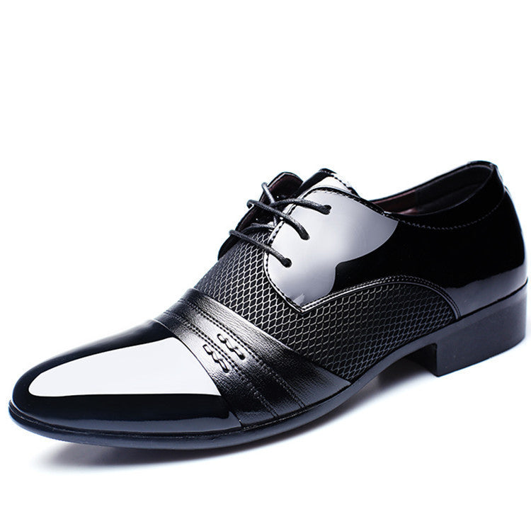 Luxury Brand Men Shoes Men's Flats Shoes Men Patent Leather Shoes Classic Oxford Shoes For Men New Fashion - CelebritystyleFashion.com.au online clothing shop australia