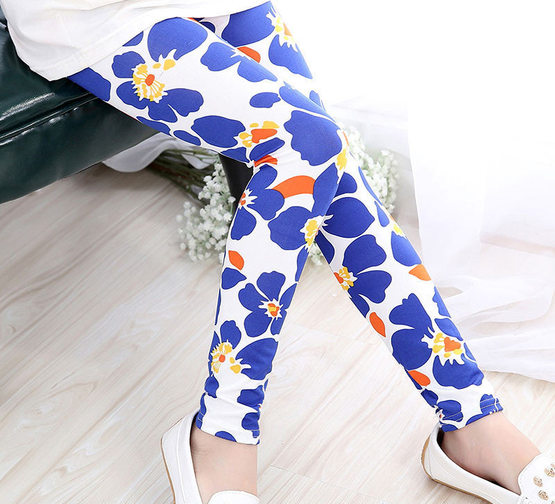 Baby Kids Childrens printing Flower Toddler Classic Leggings girls pants Girls legging 2-14Ybaby girl leggings - CelebritystyleFashion.com.au online clothing shop australia