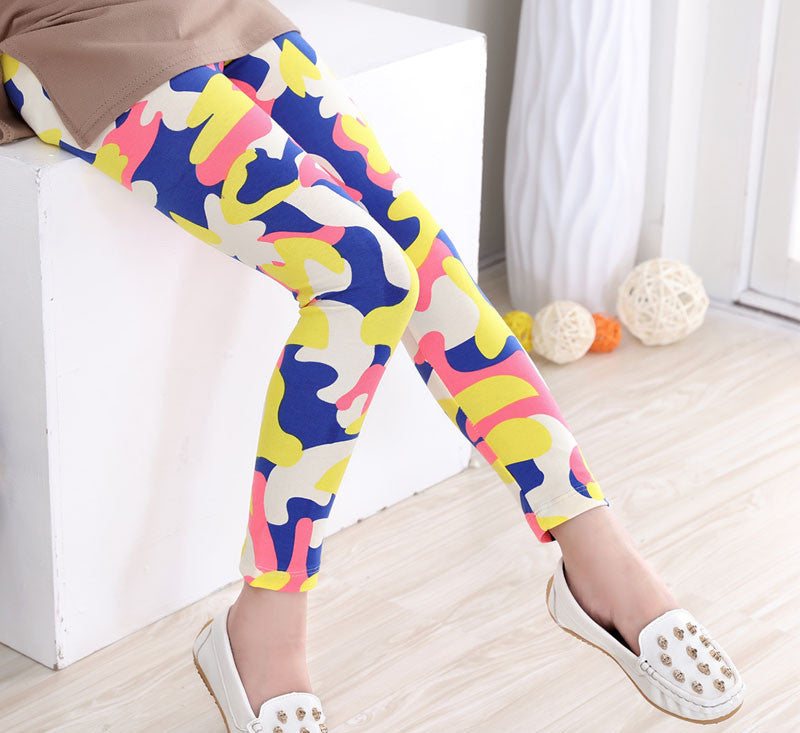 Baby Kids Childrens printing Flower Toddler Classic Leggings girls pants Girls legging 2-14Ybaby girl leggings - CelebritystyleFashion.com.au online clothing shop australia