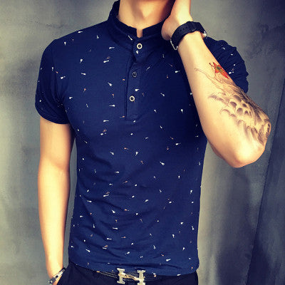 The New Summer Men'S Printing T-Shirt Slim Fit And Fit T-Shirts Fashion Handsome T Shirts Tee Shirt Homme - CelebritystyleFashion.com.au online clothing shop australia