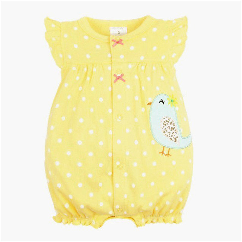 Baby Rompers Summer Baby Girls Clothing Cartoon Newborn Baby Clothes Short Sleeve Baby Girl Clothes Infant Jumpsuits - CelebritystyleFashion.com.au online clothing shop australia
