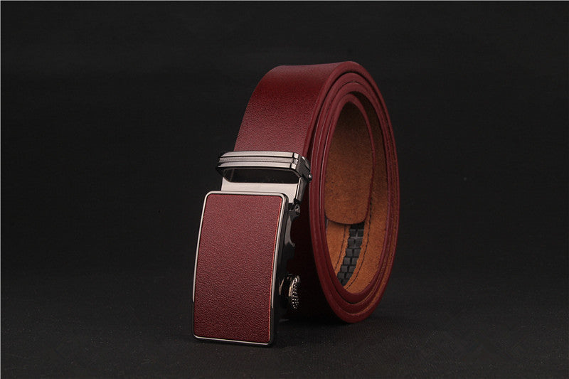 genuine leather men belts luxury Automatic strap belts for men three colors cowhide belt - CelebritystyleFashion.com.au online clothing shop australia