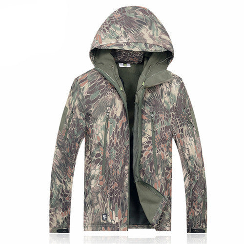 Army Camouflage Coat Military Jacket Waterproof Windbreaker Raincoat Clothes Army Jacket Men Jackets And Coats - CelebritystyleFashion.com.au online clothing shop australia
