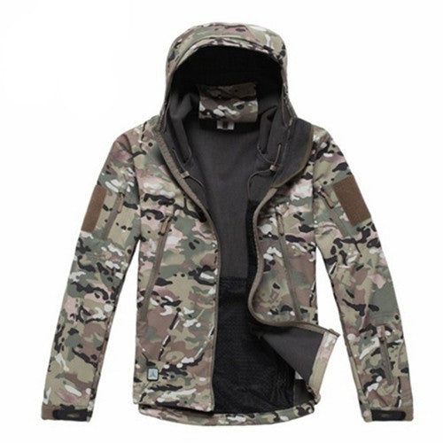 Army Camouflage Coat Military Jacket Waterproof Windbreaker Raincoat Clothes Army Jacket Men Jackets And Coats - CelebritystyleFashion.com.au online clothing shop australia
