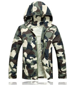 Selling New Arrival Men Fashion Camouflage Jacket Summer Tide Male Hooded Thin Sunscreen Coat MWW170 - CelebritystyleFashion.com.au online clothing shop australia