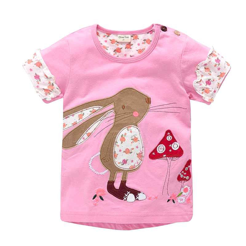 2-10 years baby Girl t-shirt big Girls tees shirts children blouse big sale super quality 100% cotton kids summer clothes - CelebritystyleFashion.com.au online clothing shop australia