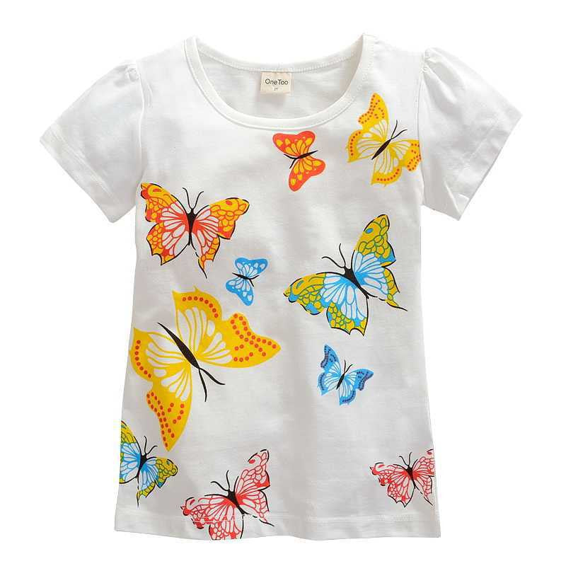 2-10 years baby Girl t-shirt big Girls tees shirts children blouse big sale super quality 100% cotton kids summer clothes - CelebritystyleFashion.com.au online clothing shop australia