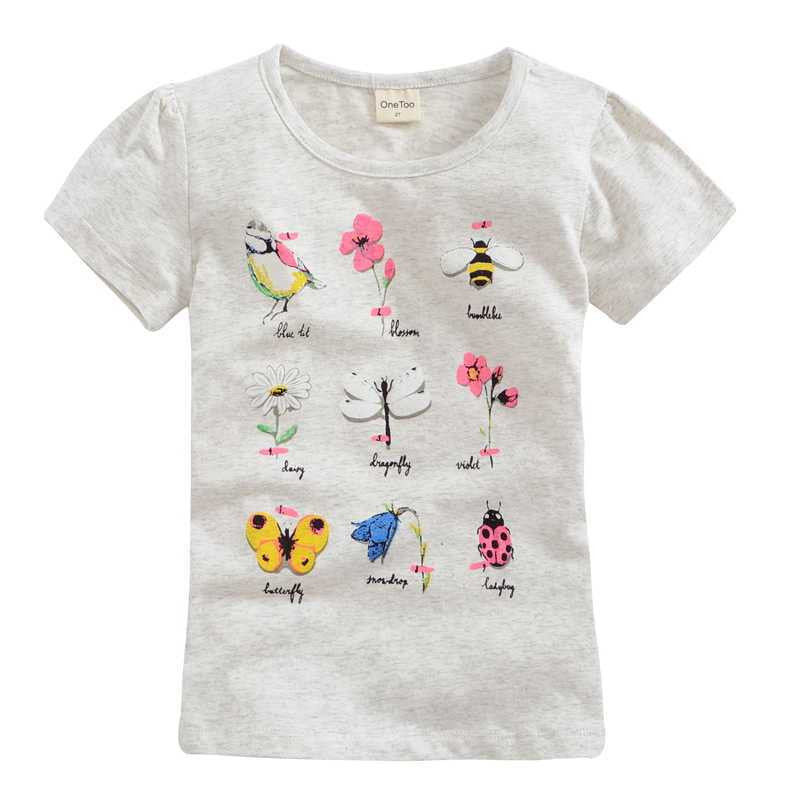 2-10 years baby Girl t-shirt big Girls tees shirts children blouse big sale super quality 100% cotton kids summer clothes - CelebritystyleFashion.com.au online clothing shop australia