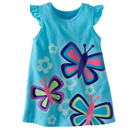 2-10 years baby Girl t-shirt big Girls tees shirts children blouse big sale super quality 100% cotton kids summer clothes - CelebritystyleFashion.com.au online clothing shop australia