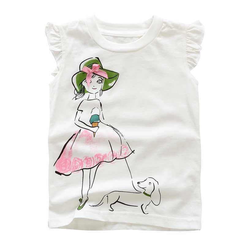 2-10 years baby Girl t-shirt big Girls tees shirts children blouse big sale super quality 100% cotton kids summer clothes - CelebritystyleFashion.com.au online clothing shop australia