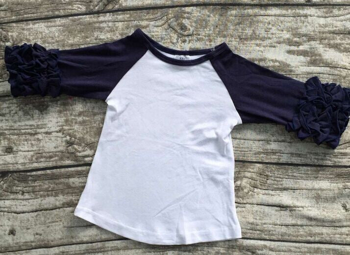 girls clothes o-neck baby girls kids icing ruffle raglan tops shirts girls casual tops fall Autumn top T-shirt - CelebritystyleFashion.com.au online clothing shop australia