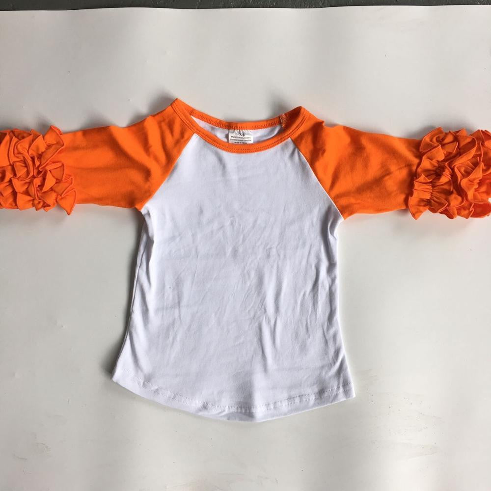 girls clothes o-neck baby girls kids icing ruffle raglan tops shirts girls casual tops fall Autumn top T-shirt - CelebritystyleFashion.com.au online clothing shop australia